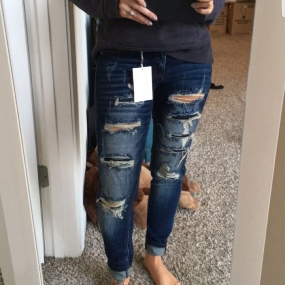 Kancan- Heavy Distressed Jeans last pair! - Picture 7 of 8